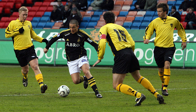 Torsdag 20 april 2006, kl 19:00  AIK - Hudiksvalls ABK 4-0 (1-0)  Råsunda Fotbollstadion, Solna