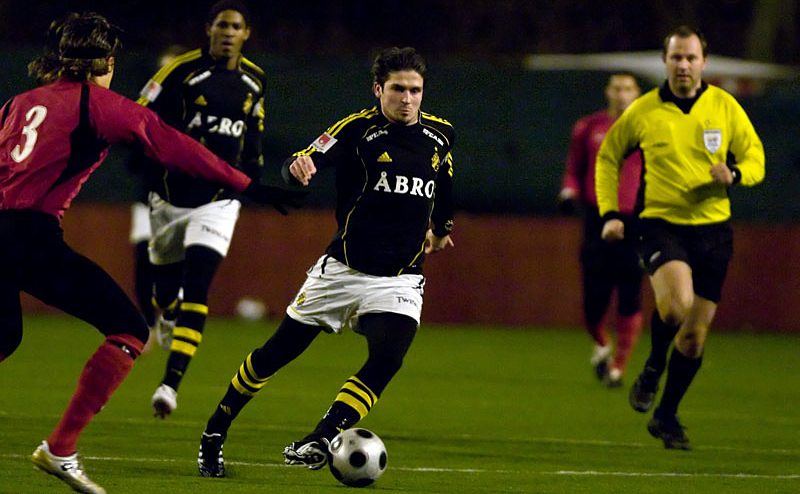 Onsdag 13 februari 2008, kl 18:00  AIK - Vasalunds IF 5-1 (2-1)  Skytteholms IP, Solna