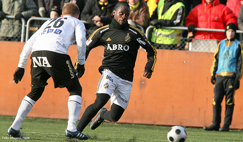 Lördag 21 februari 2009, kl 14:00  AIK - Örebro SK 3-1 (1-0)  Skytteholms IP, Solna