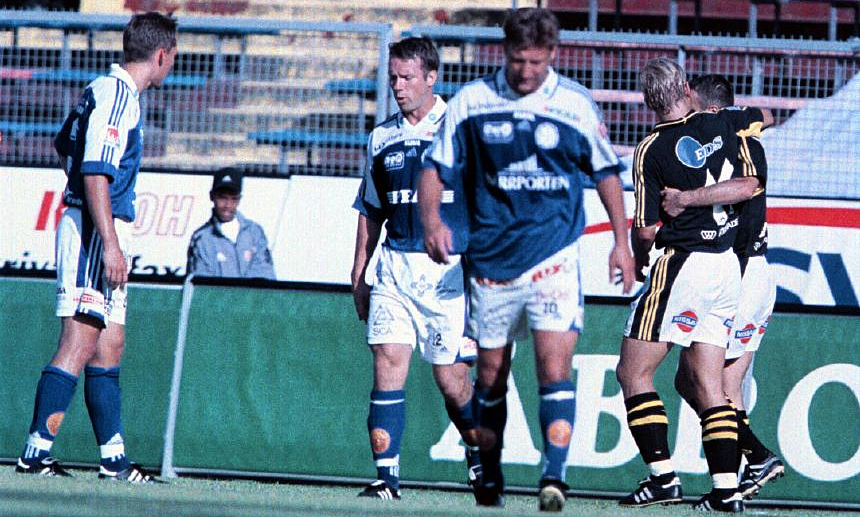 Söndag 29 juli 2001, kl 17:00  AIK - GIF Sundsvall 2-0 (1-0)  Råsunda Fotbollstadion, Solna
