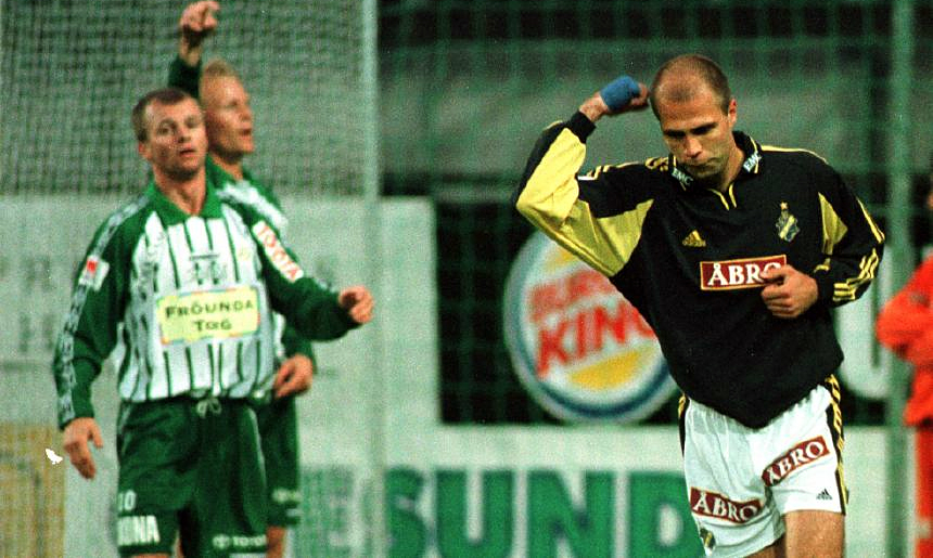 Onsdag 6 september 2000, kl 19:00  Västra Frölunda IF - AIK 1-2 (0-1)  Ruddalen, Göteborg