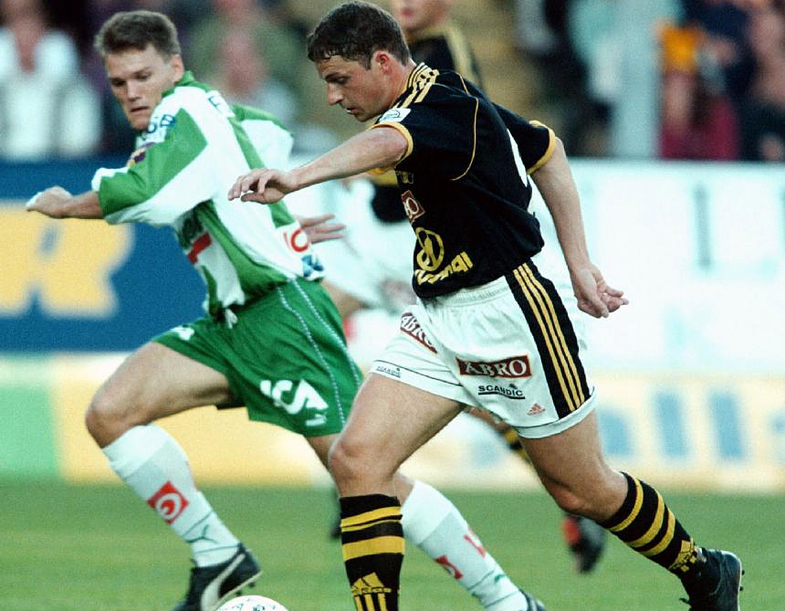 Måndag 10 augusti 1998  Hammarby IF - AIK 0-2 (0-1)  Råsunda Fotbollstadion, Solna