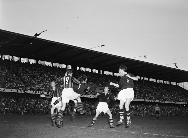 Fredag 18 augusti 1950  AIK - Djurgårdens IF 1-1 (0-?)  Råsunda Fotbollstadion, Solna