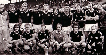 Söndag 30 maj 1976  AIK - Landskrona BoIS 3-0 (2-0)  Råsunda Fotbollstadion, Solna
