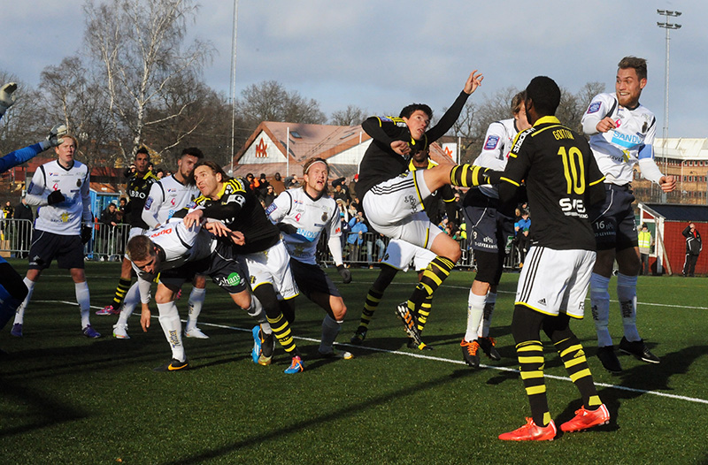 Lördag 14 februari 2015, kl 13:00  AIK - Gefle IF 0-0 (0-0)  Skytteholms IP, Solna